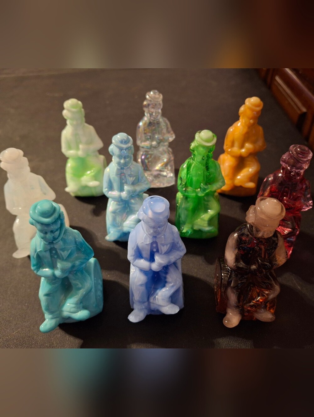 Mosser Glass Clown The Performer Lot Of 10